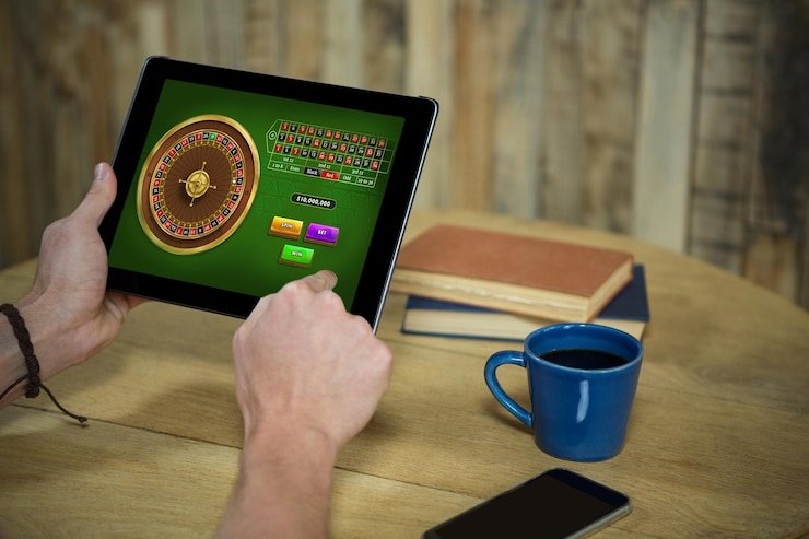 Studio live dealer duckrace menampilkan permainan Andar Bahar dengan dealer profesional